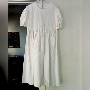 White Boho/Ceremonial Oversized Dress
